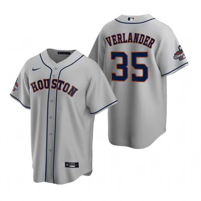 Buy Gray Houston Astros Justin Verlander MLB Genuine Merchandise