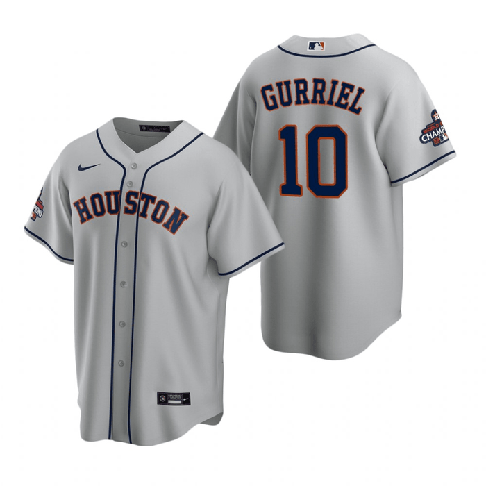 Yuli Gurriel Houston Astros 2022 World Series Champions Gray Baseball —  Ecustomily