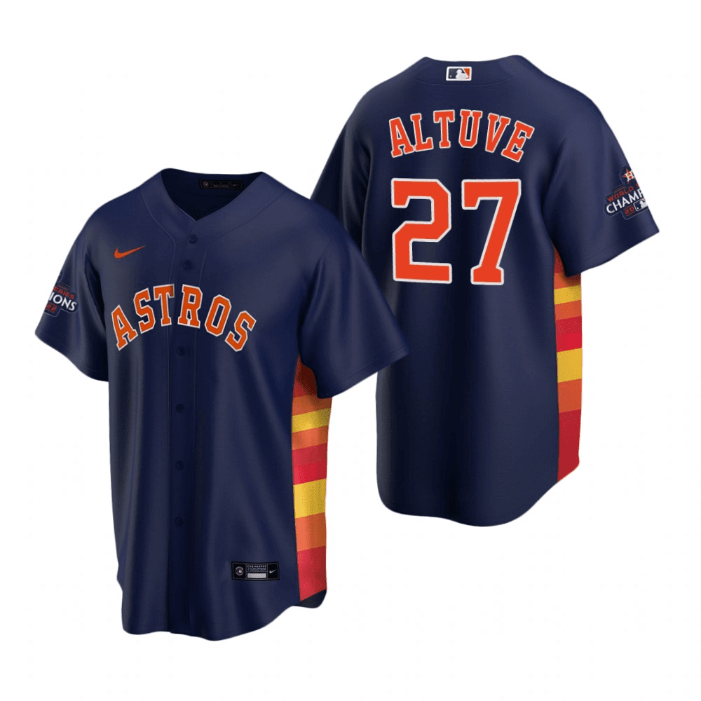 Houston Astros Jose Altuve Dog Jersey - Navy