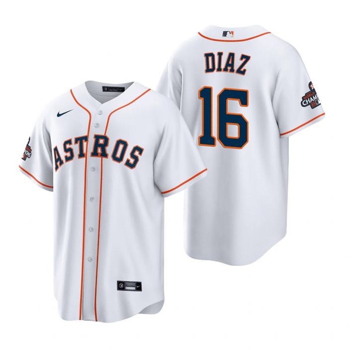 Aledmys Diaz Houston Astros 2022 World Series Champions White Baseball —  Ecustomily