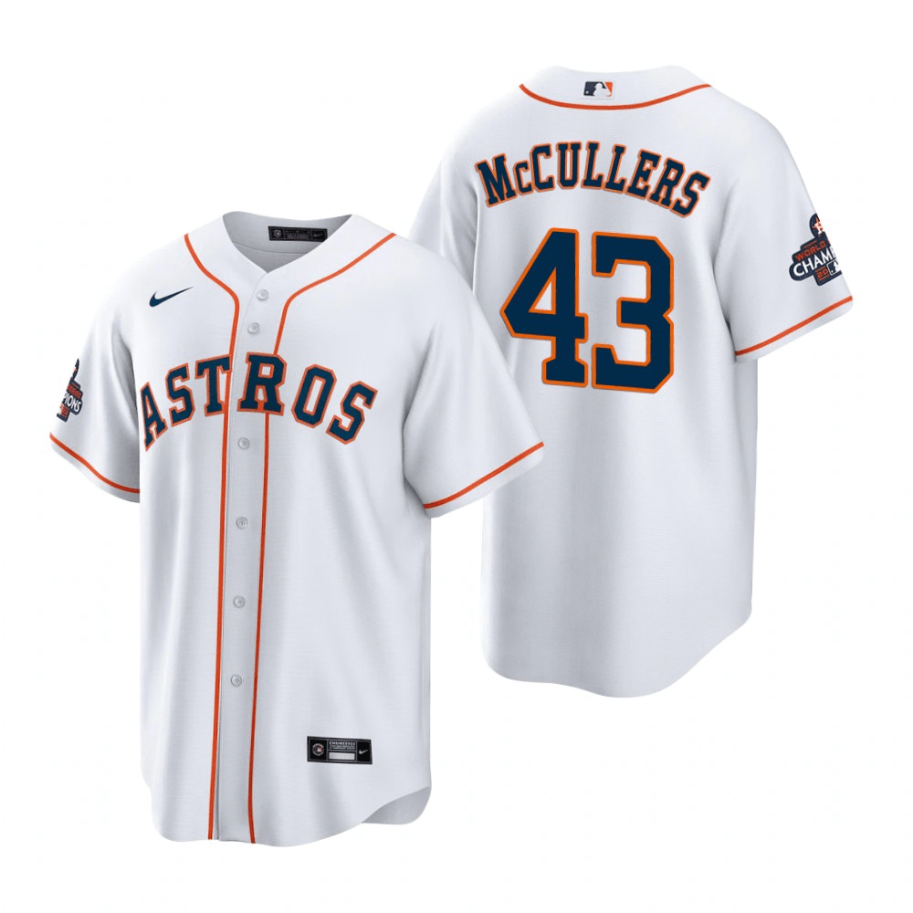 Lance McCullers Signed Houston Astros White Jersey W/ WS Patch