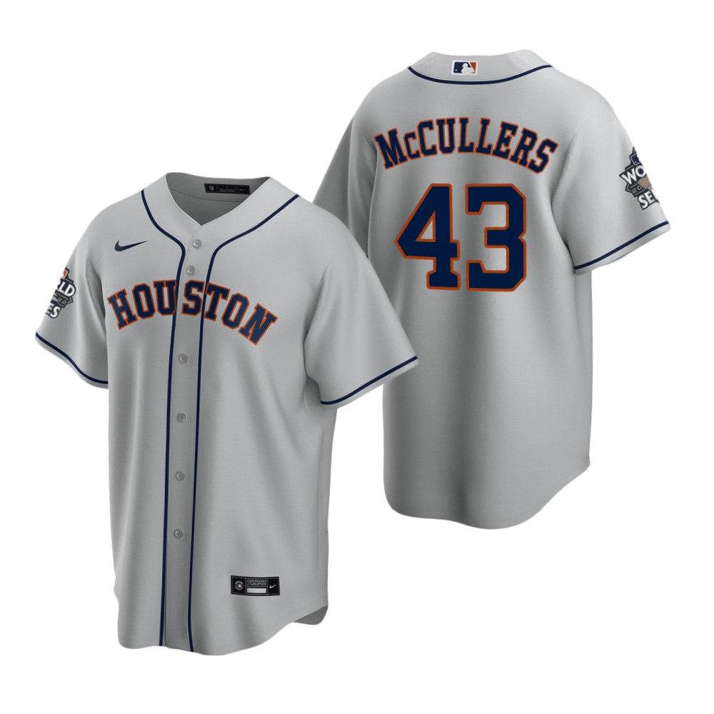 Lance McCullers Houston Astros 2022 World Series Gray Baseball