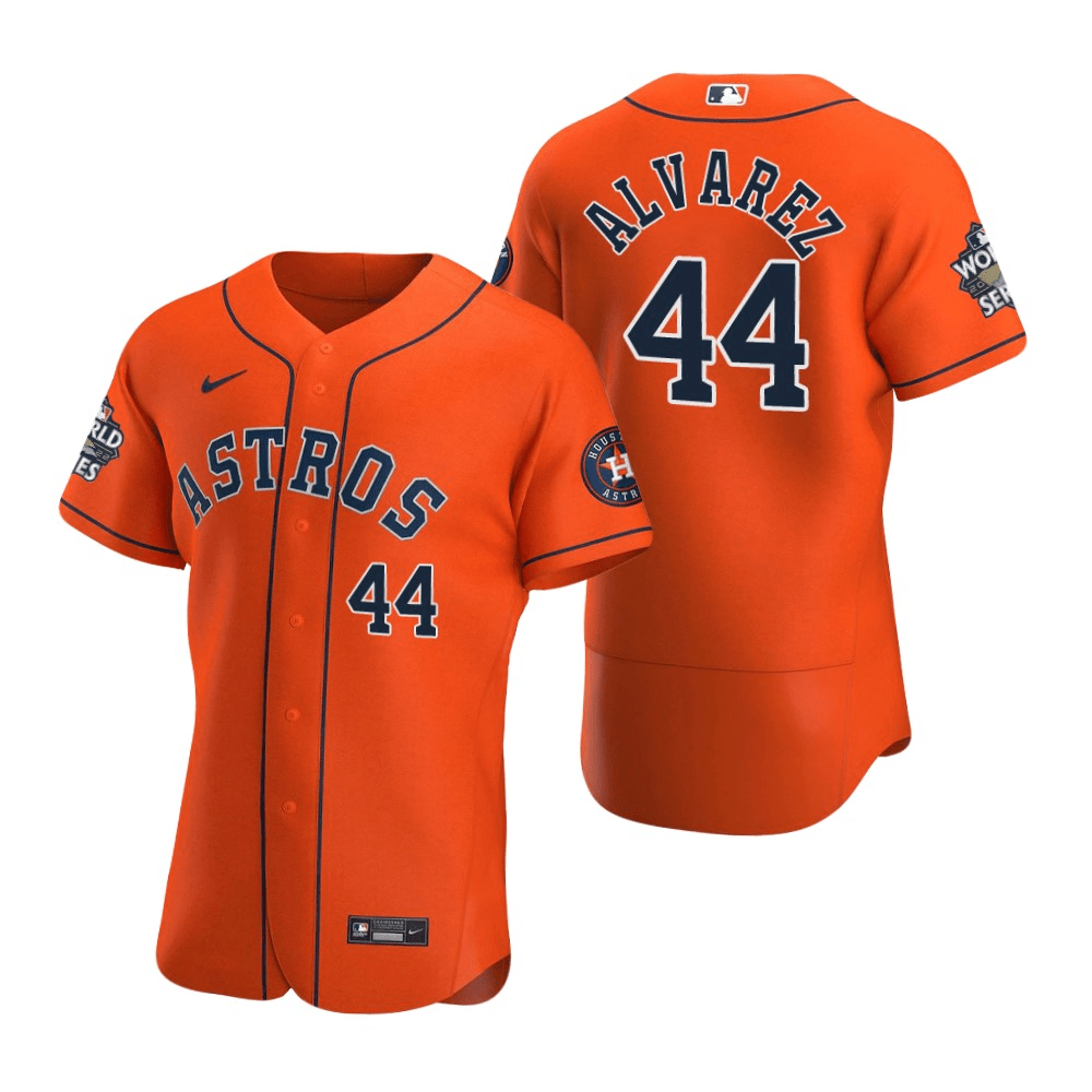 Yordan Alvarez Houston Astros 2022 World Series Champions Orange