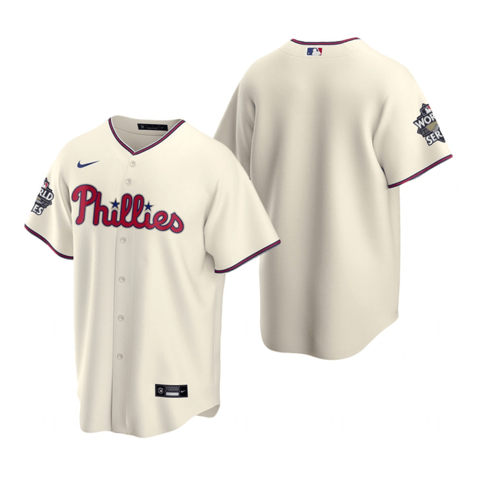 Philadelphia Phillies 2022 World Series Cream Baseball Player