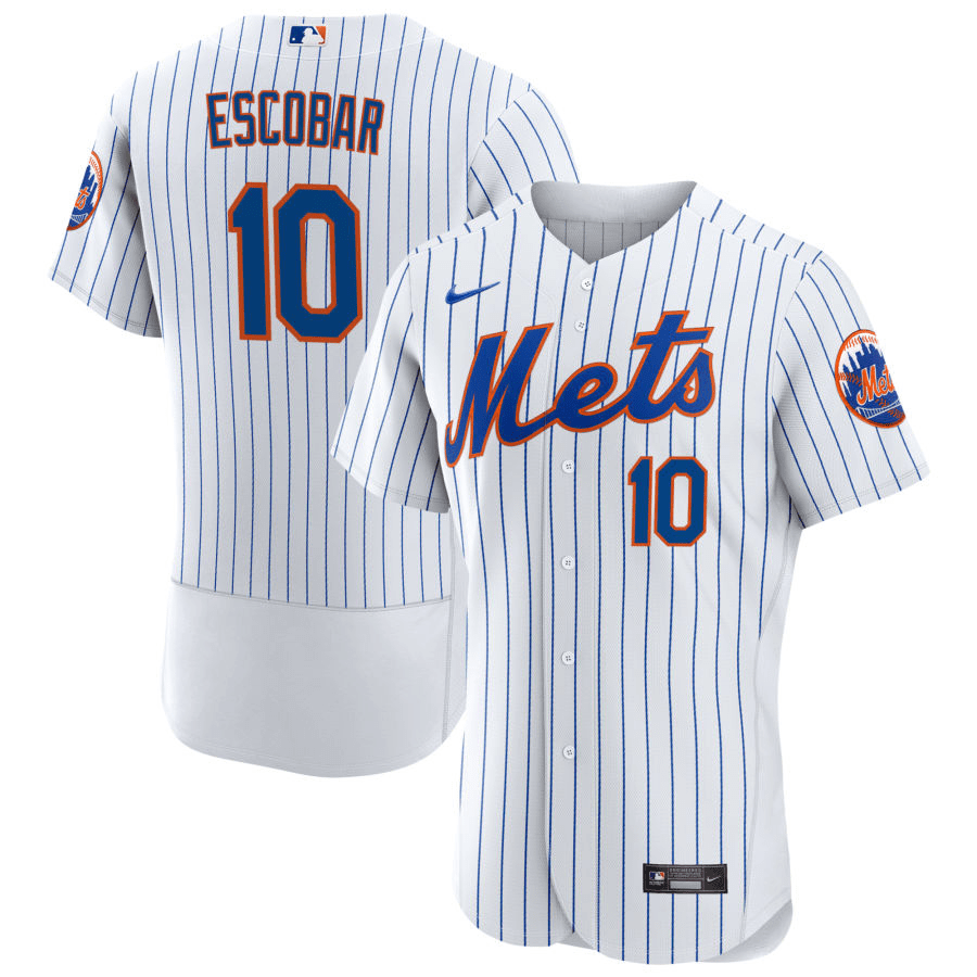Eduardo Escobar New York Mets Home White Baseball Player Jersey — Ecustomily