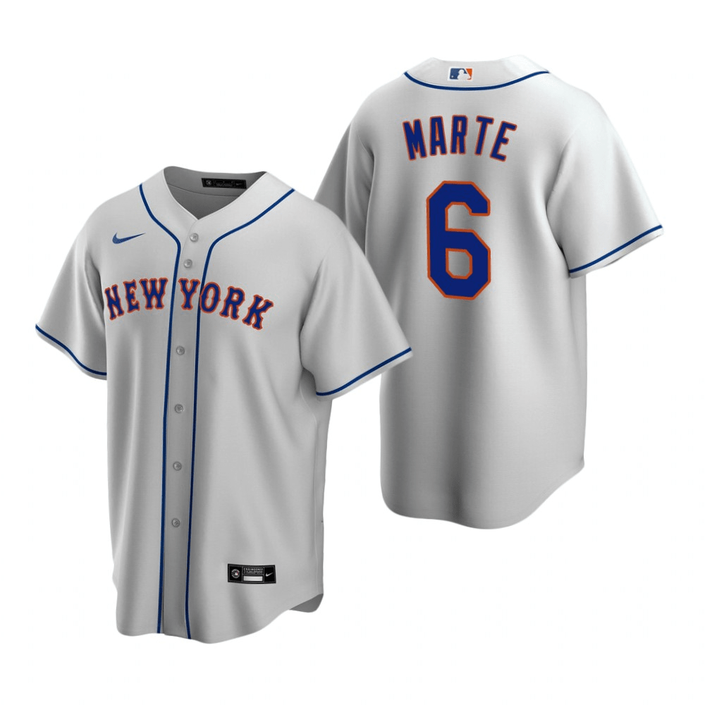 Does any current player in MLB look better in their uniform than Starling  Marte looks in the grey Mets away jersey? : r/mlb