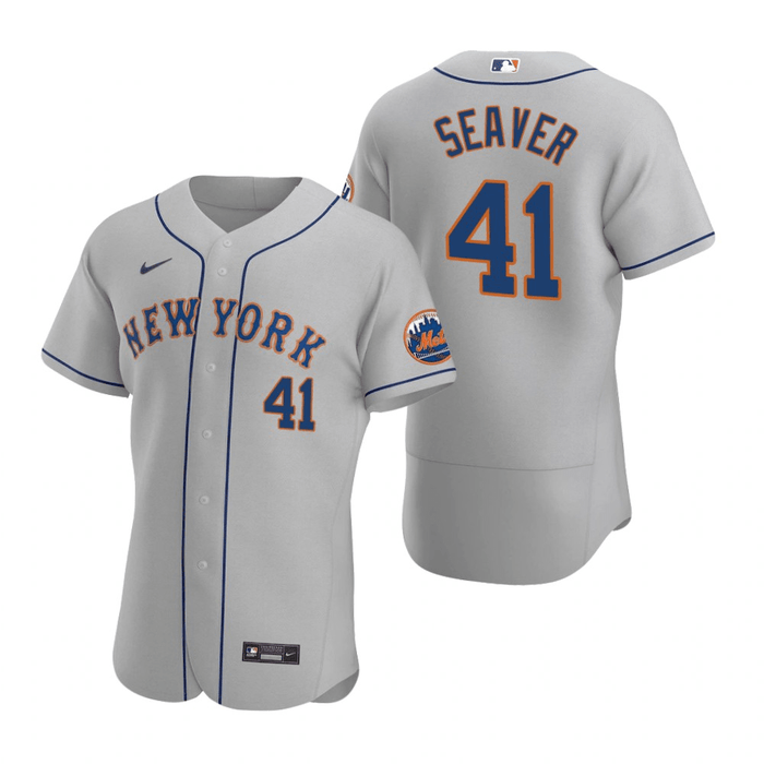 Tom Seaver New York Mets Road Gray Baseball Player Jersey — Ecustomily