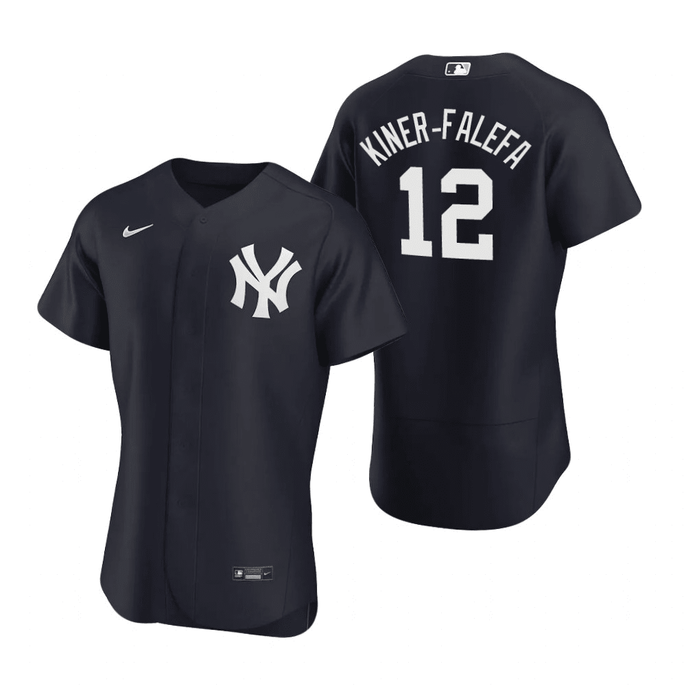 Isiah Kiner-Falefa No Name Road Jersey - NY Yankees Number