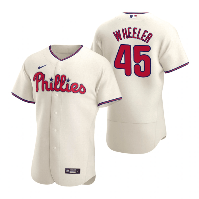 MLB, Shirts, Philadelphia Phillies Zack Wheeler Off White Jersey