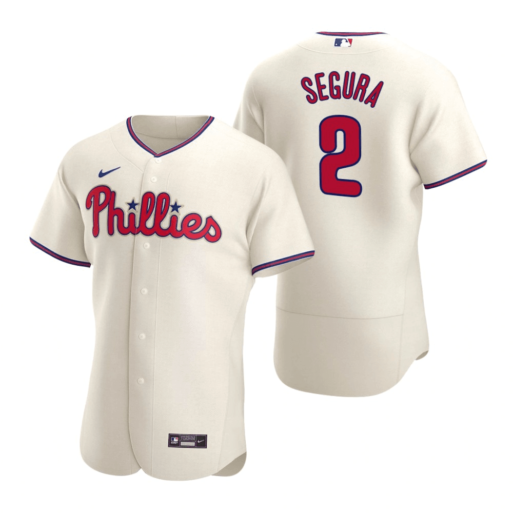 Jean Segura Philadelphia Phillies Alternate Red Baseball Player