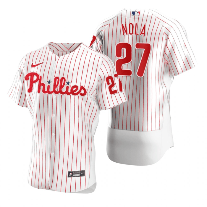 Men No.27 Aaron Nola Philadelphia Phillies Baseball Jersey