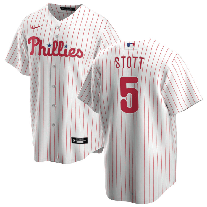 Bryson Stott Philadelphia Phillies Home White Baseball Player Jersey —  Ecustomily