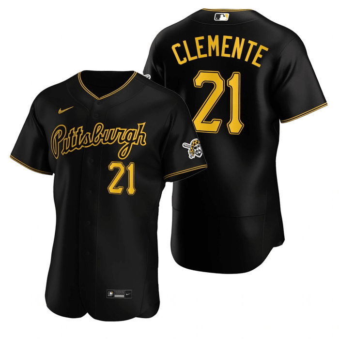 Roberto Clemente Pittsburgh Pirates Alternate Black Baseball Player Je —  Ecustomily