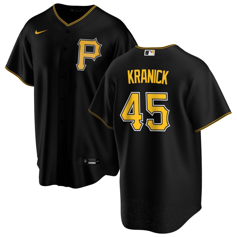 Max Kranick Pittsburgh Pirates Road Gray Baseball Player Jersey — Ecustomily