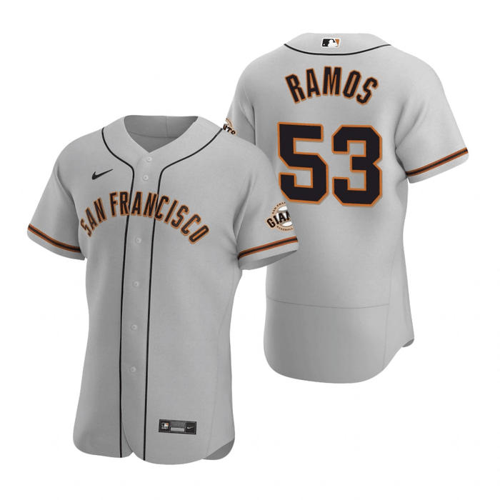 Heliot Ramos San Francisco Giants Road Gray Baseball Player Jersey