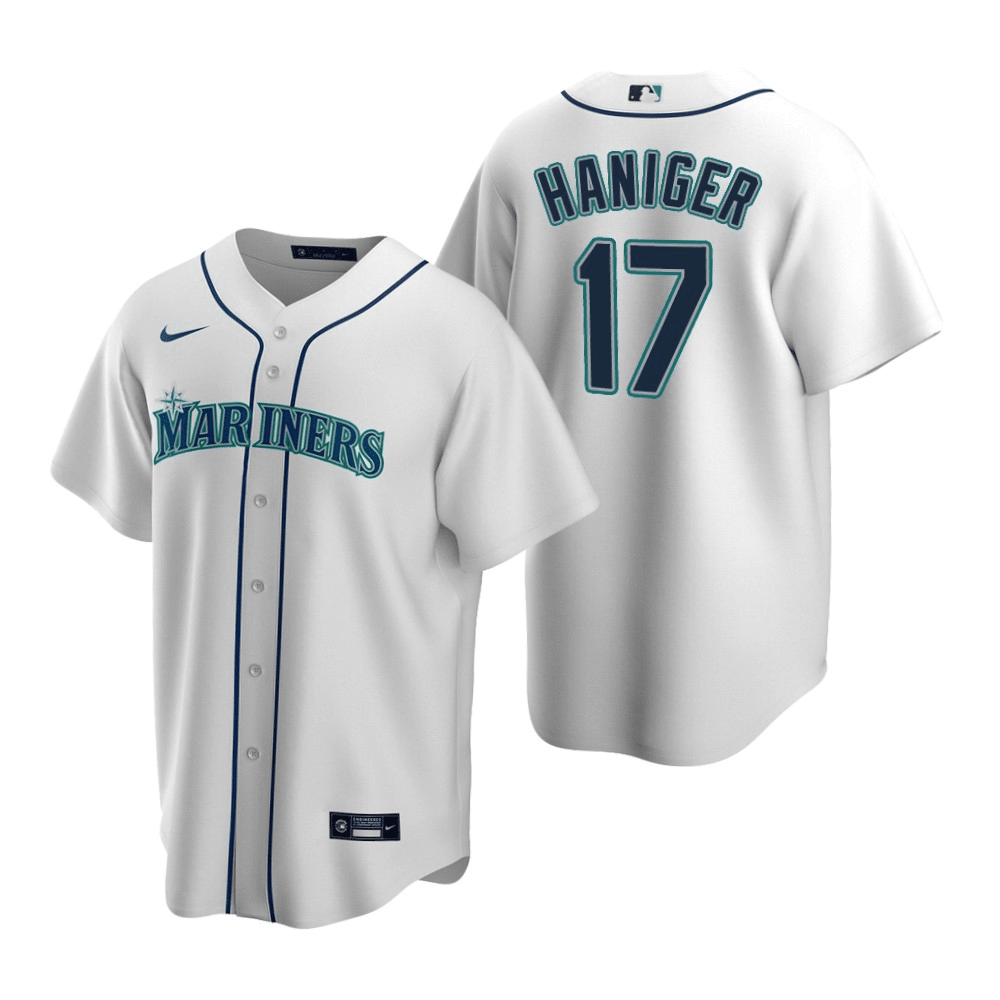 Mitch Haniger Seattle Mariners Home White Baseball Player Jersey
