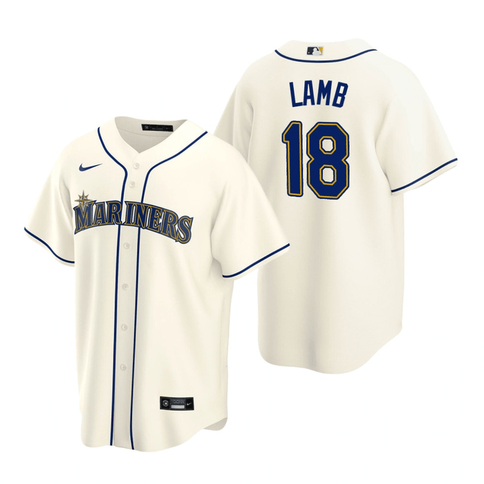 Jake Lamb Seattle Mariners Alternate Cream Baseball Player Jersey —  Ecustomily