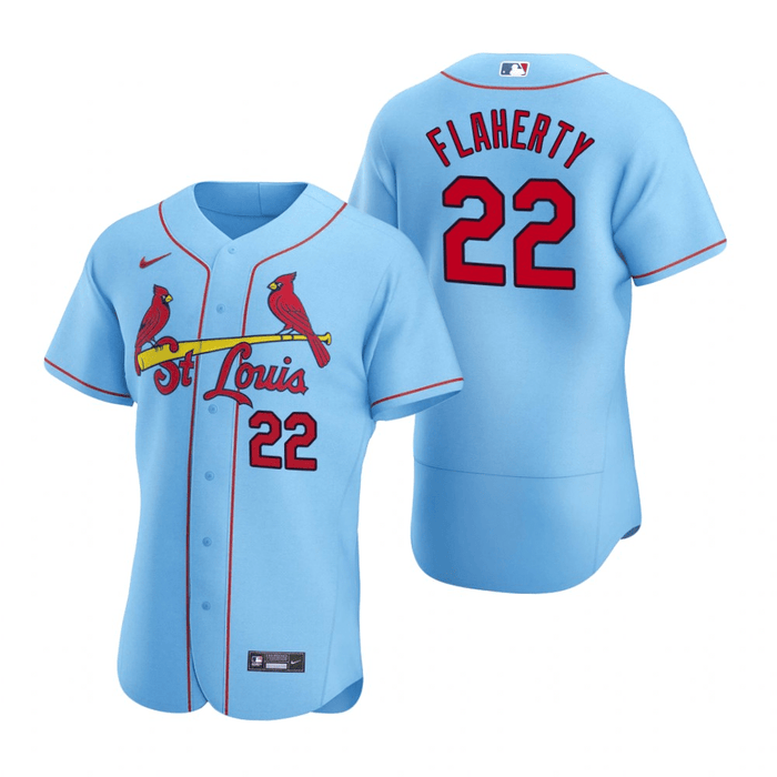 St Louis Cardinals MLB Light Blue Alternate Custom Jersey