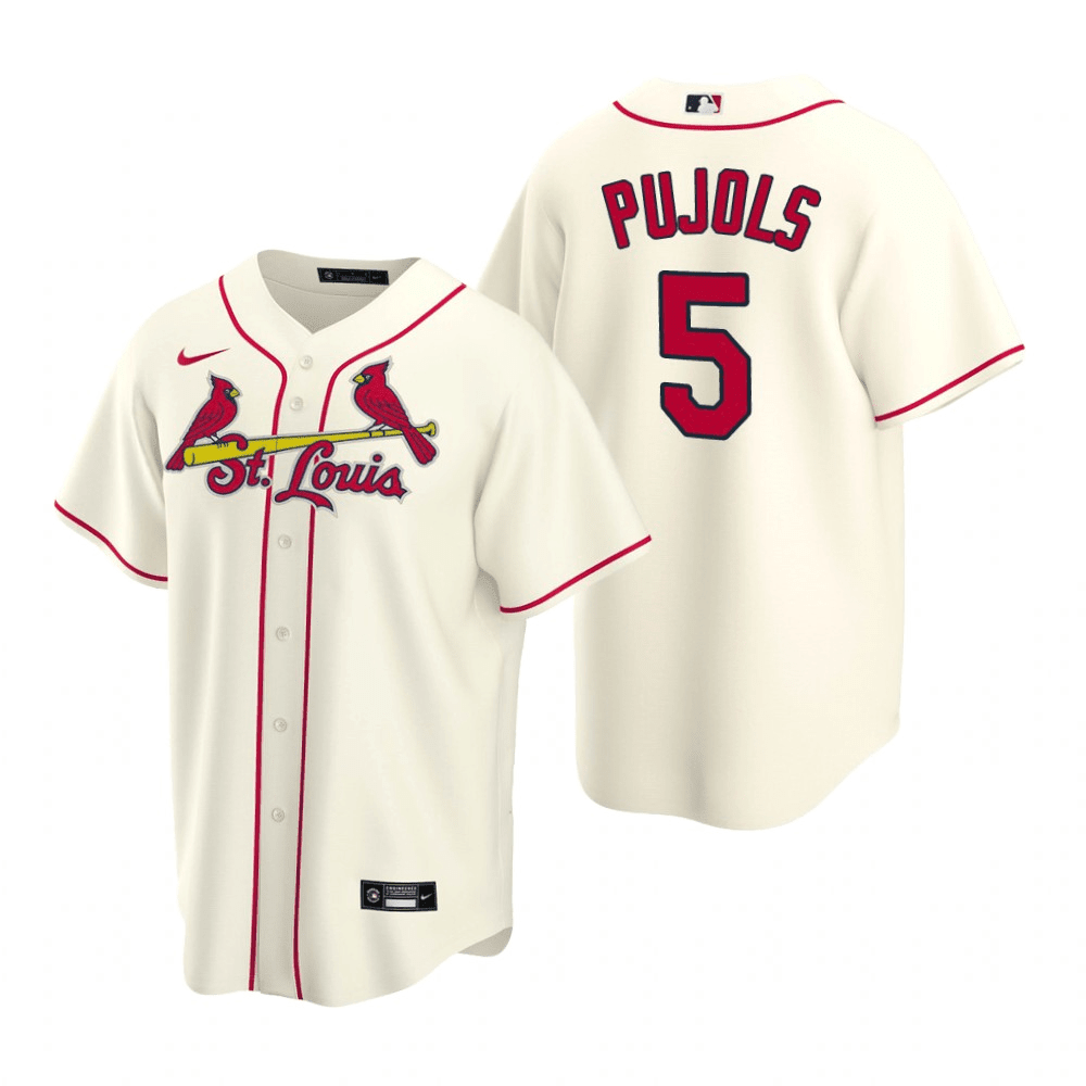 MLB St. Louis Cardinals Albert Pujols lightweight custom made jersey