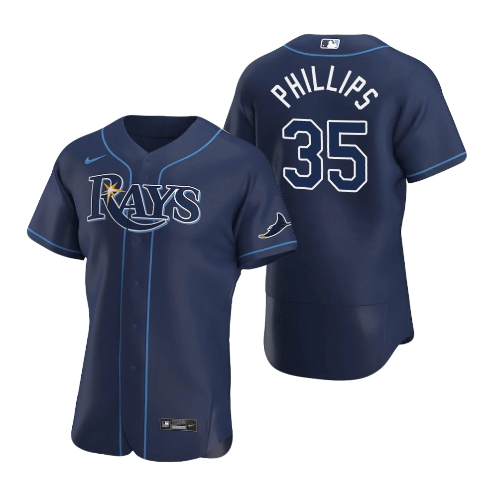 Brett Phillips Tampa Bay Rays Alternate Navy Baseball Player Jersey —  Ecustomily