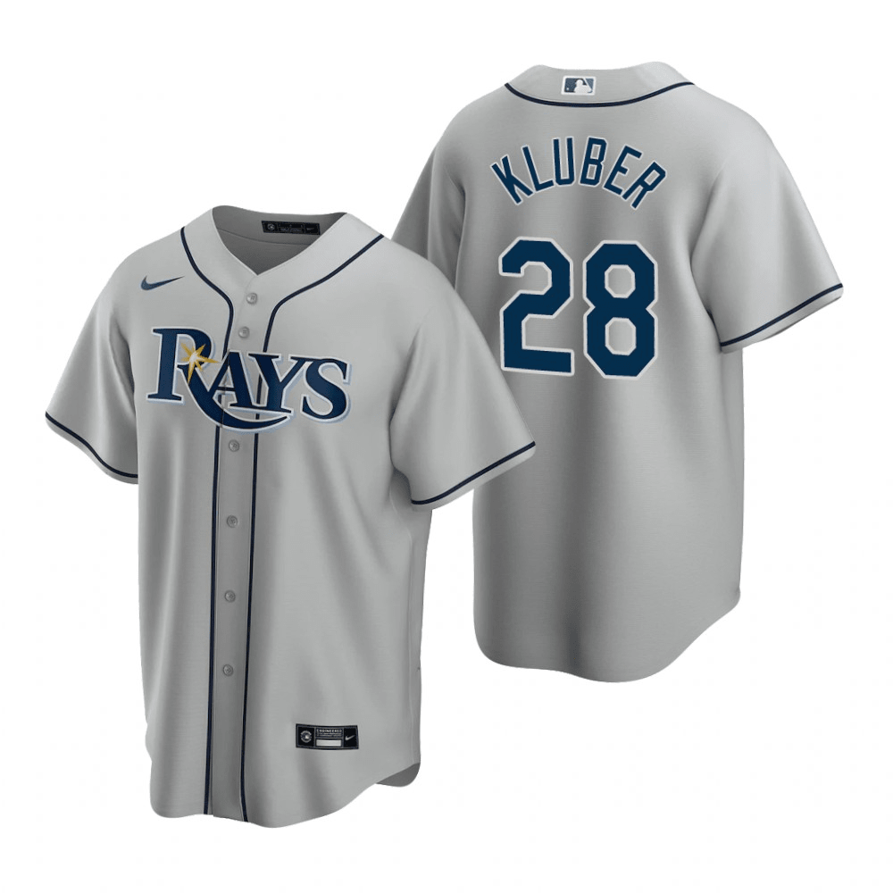 Corey Kluber Tampa Bay Rays Road Gray Baseball Player Jersey — Ecustomily