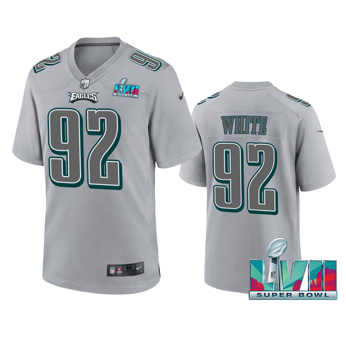 Philadelphia Eagles Gray Atmosphere Fashion Game Jersey - All Stitched