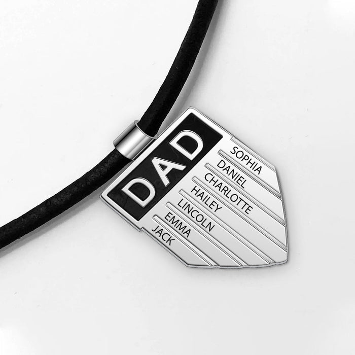 You Are The Dad Everyone Wishes They Had - Gift For Dad, Father's Day Gift - Custom Names Dad Necklace