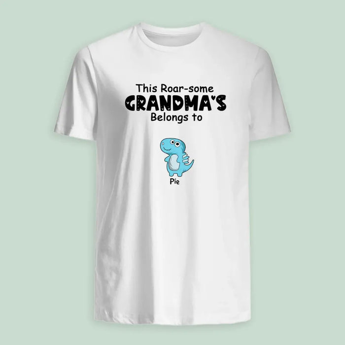 This Roar-some Grandma's Belongs To - Personalized Tshirt - Christmas Gift For Grandma copy