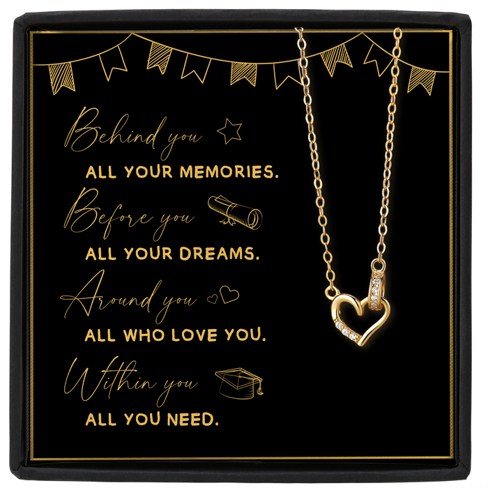 2024 Graduation, Within You All You Need - Gift For Daughter, Granddaughter Gift - S925 Heart Necklace