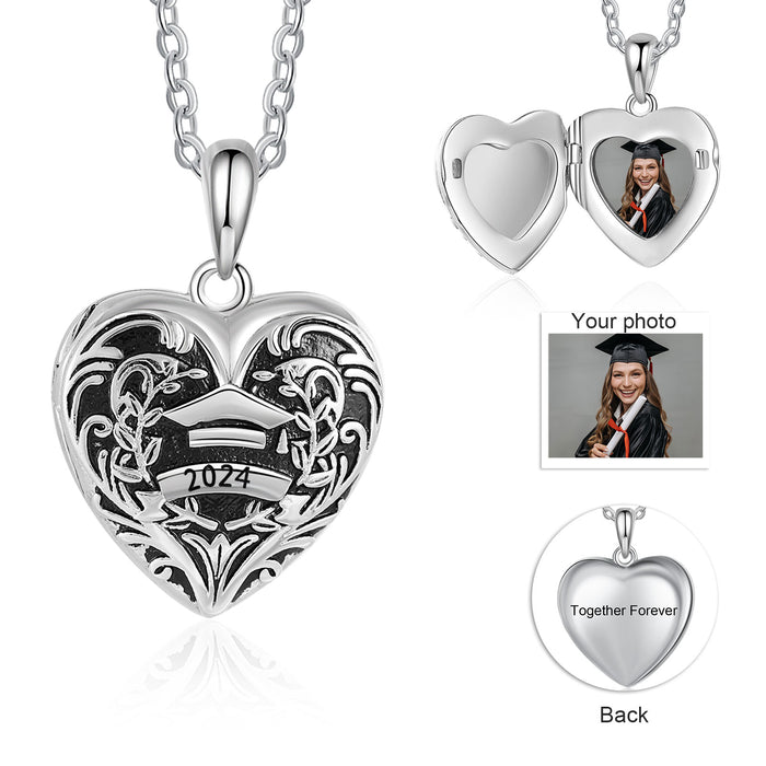 2024 Graduation, Always Shine Like The Brightest Star - Gift For Daughter, Graduation Gift - S925 Heart Necklace