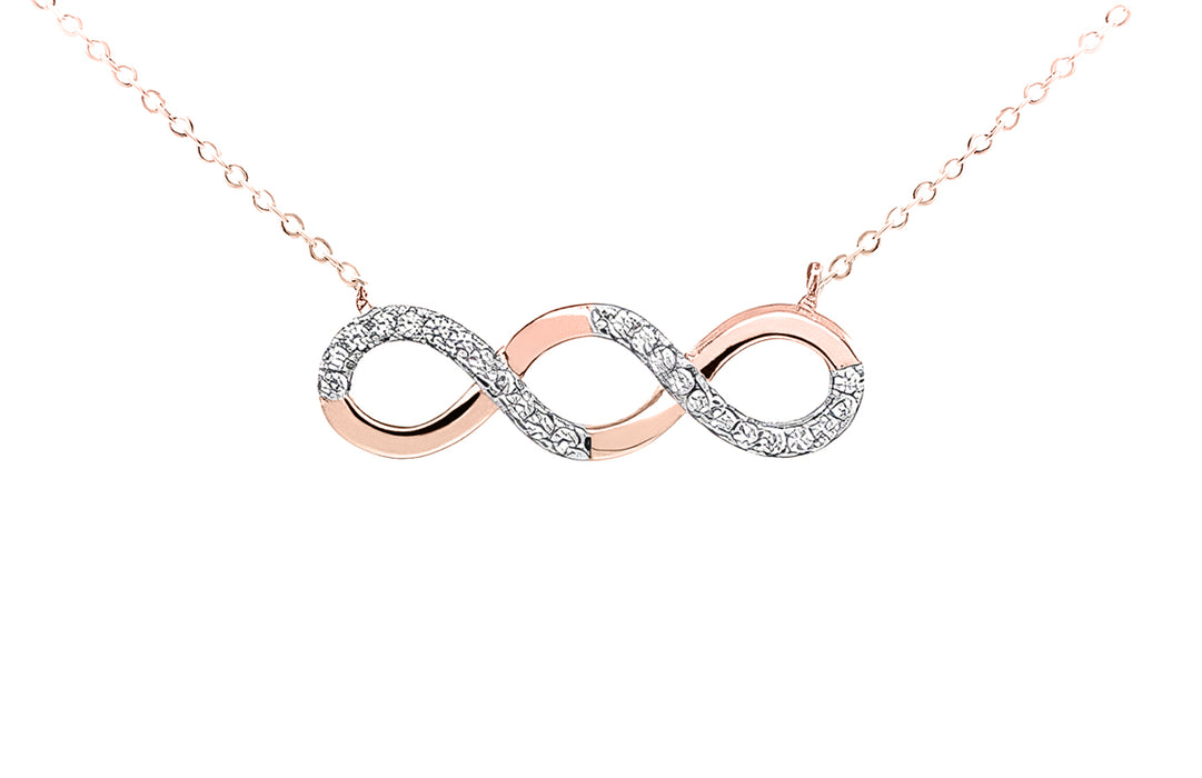 Three Eternal Circles For Three Generations Of Love - Gift For Mother, Mother's Day Gift - Generations Infinity Necklace with Message Card