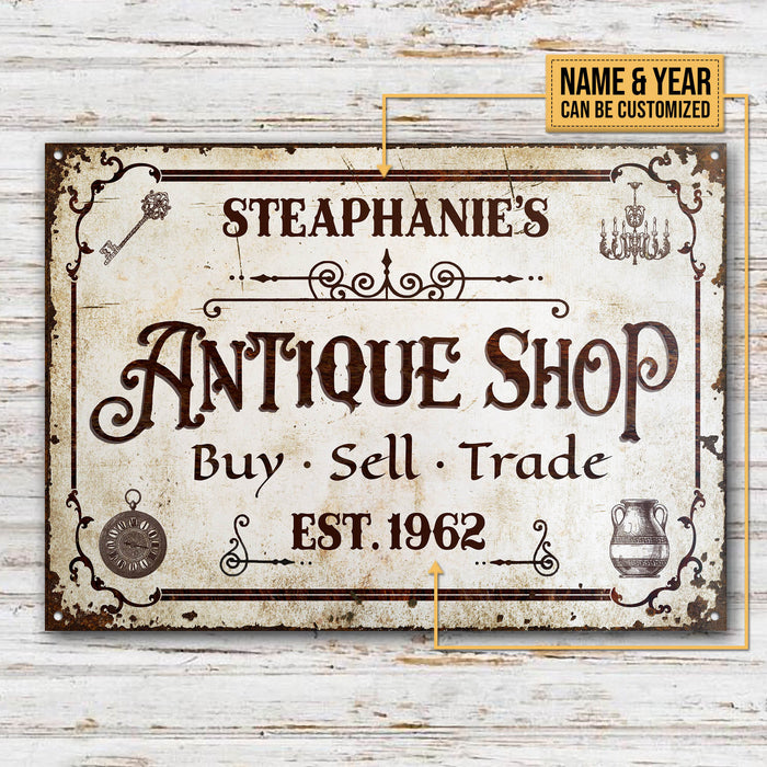 Personalized Antique Sell Buy Trade Customized Classic Metal Signs