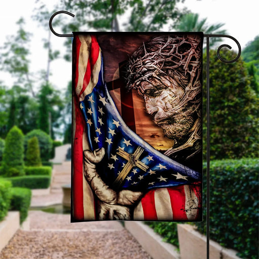 Custom Flag Jesus Is My Savior Flag - Garden Flag V3