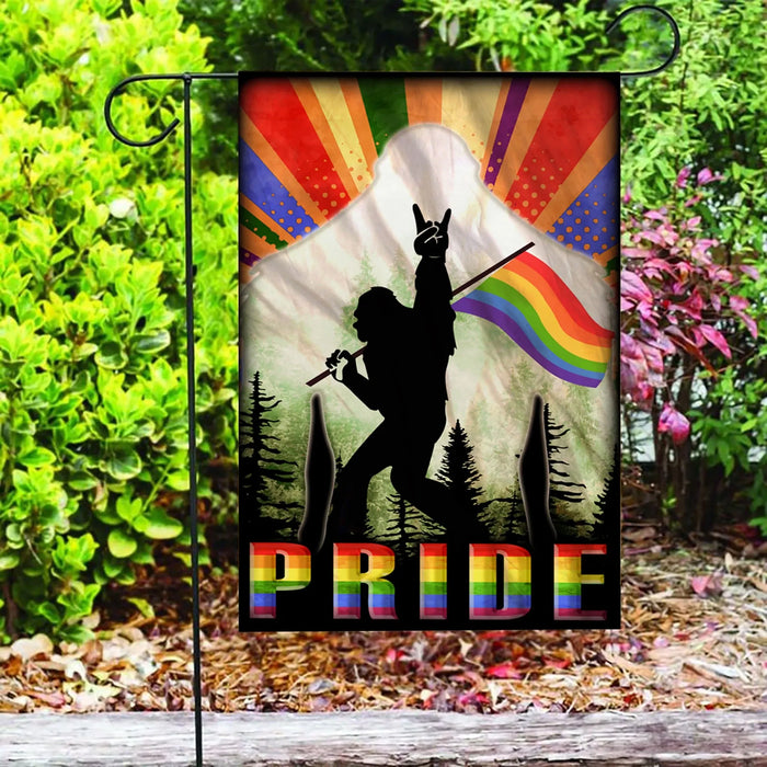 Custom Flag Bigfoot LGBT Pride Flag - Garden Flag V1