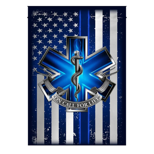 Paramedic, Call On For Life Flag - Garden Flag V1