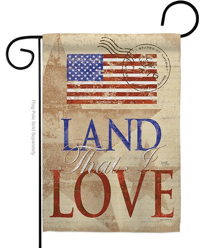 Land That I Love Garden Flag