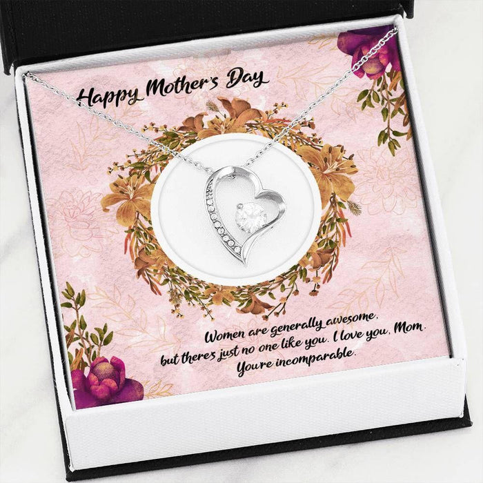 Happy Mother's Day Women Are Generally Awesome Forever Love Necklace Gift For Mom Mother's Day Gift Ideas