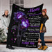 Mother's Day Gift from Son Beautiful Flower Personalized Blanket