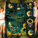To My Daughter Fleece Blanket - My Love Will Follow You - Gift For Daughter From Mother - Blanket With Quotes