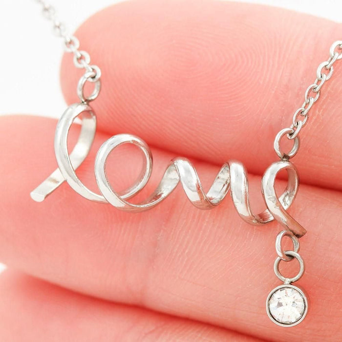 Sending You Love Today Scripted Love Necklace For Mom Message Card Favo Jewelry
