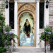 Mother Mary and Jesus Door Cover
