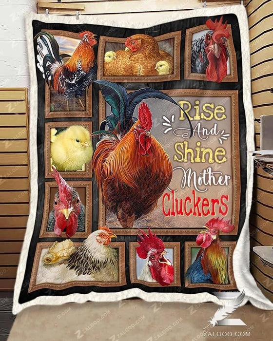 Chicken Blanket - Rise And Shine Mother Cluckers