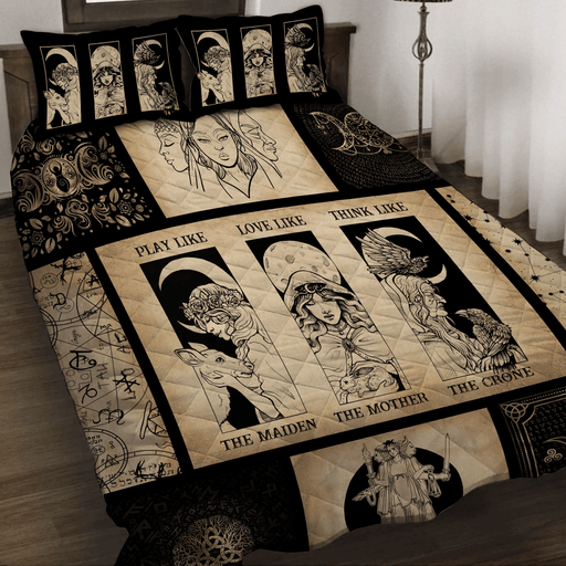 Maiden Mother Crone Witch Quilt Bedding