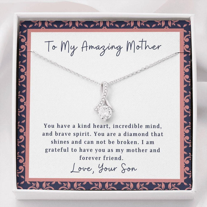You Have A Kind Heart Gift For Mom Alluring Beauty Necklace