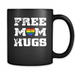 Free Mom Hugs LGBT - Full-Wrap Coffee Black Mug
