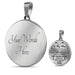 Family Thanks For Everything Mom Silver Circle Pendant Necklace Gift For Mom