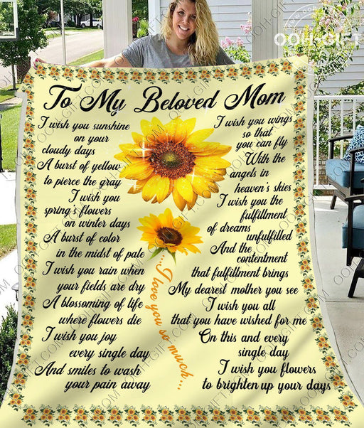 Blanket  - Mom - To My Beloved Mom