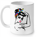 Autism Awareness Mom - Full-Wrap Coffee White Mug