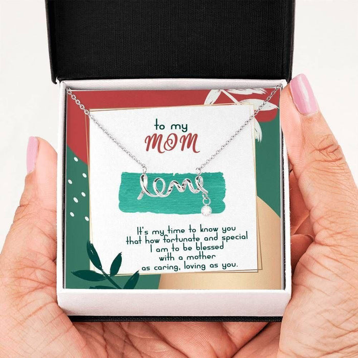 Family Mother Day I am Blessed To Have You Necklace