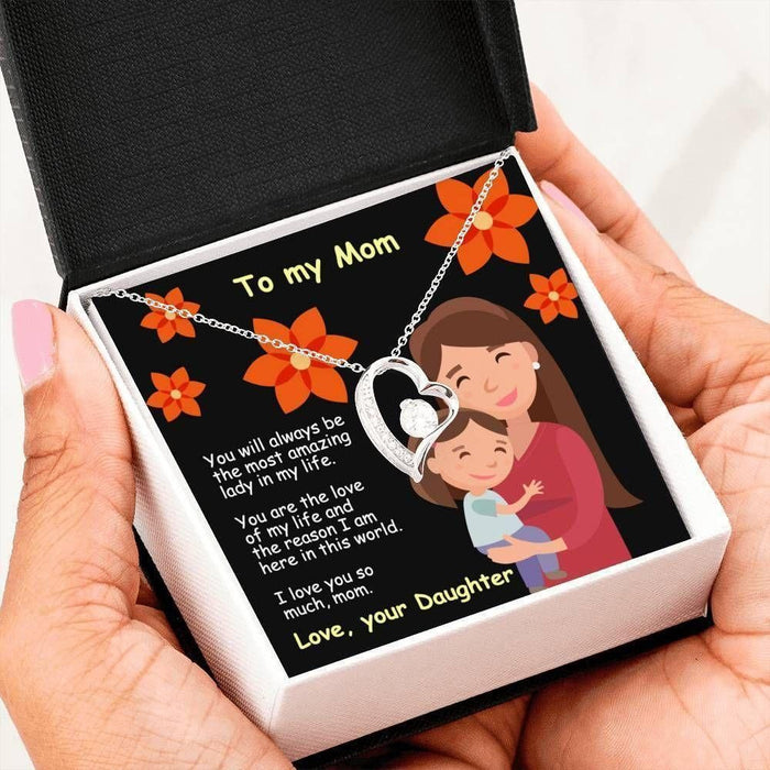 Family Mom Is My 1st Love Forever Love Necklace For Mom